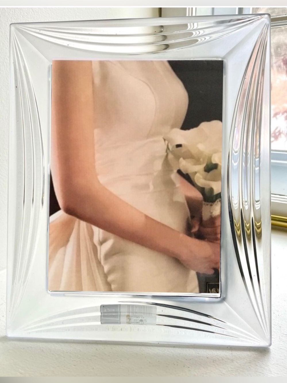 Vintage Mikasa Paloma 5x7 Beveled Glass Frame – Unused, With Box